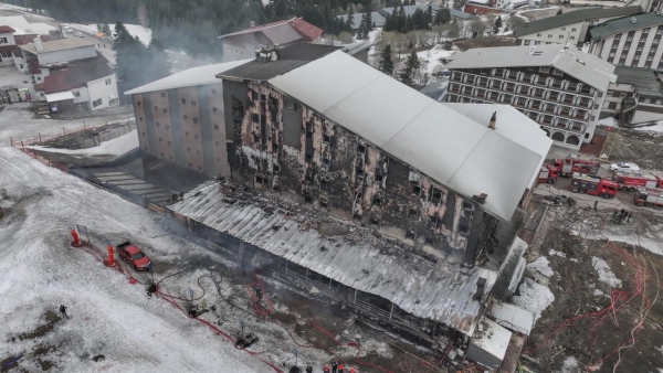 Uludağ'da kapatılan otelde yangın çıktı: 2 kişi hayatını kaybetti
