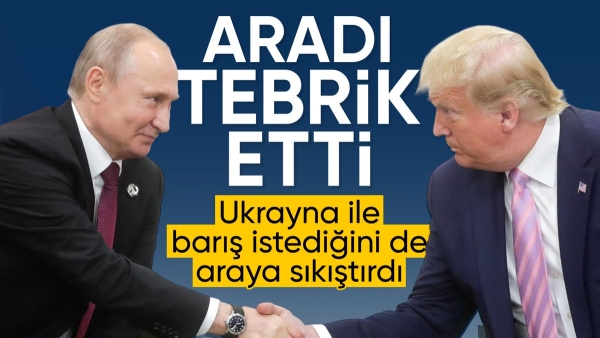 Vladimir Putin'den Donald Trump'a tebrik telefonu