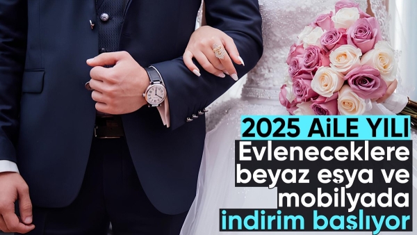 Yeni evleneceklere beyaz eşya ve mobilyada büyük indirim yolda