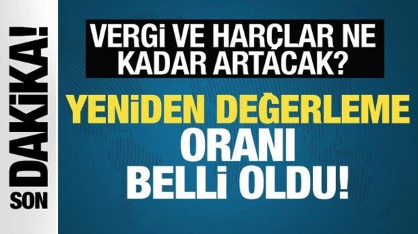 Yeniden Değerleme Oranı belli oldu!