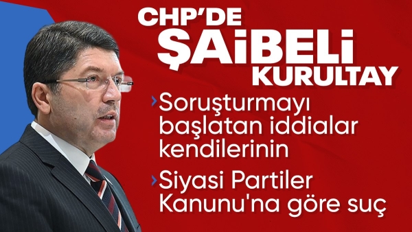 Yılmaz Tunç'tan CHP kurultayı açıklaması: Siyasi Partiler Kanunu'na göre suç