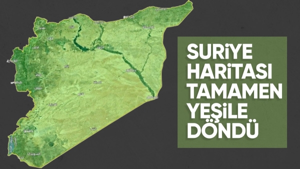 YPG ve Suriye hükümeti arasındaki anlaşmanın ardından harita yeşile döndü