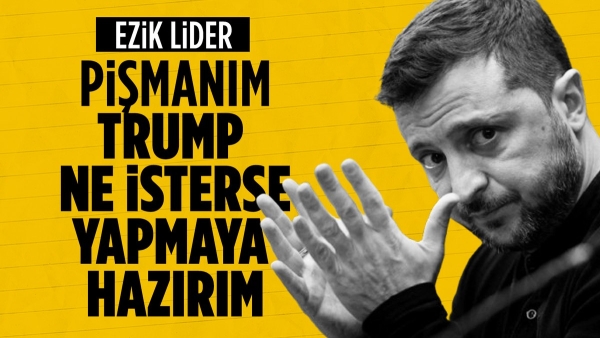 Zelensky geri adım attı: Trump'ın güçlü liderliğinde çalışmaya hazırız