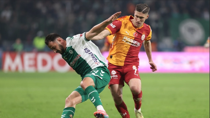 Galatasaray şokta: Konyaspor deplasmanından puansız döndü, şampiyonluk yarışı zora girdi