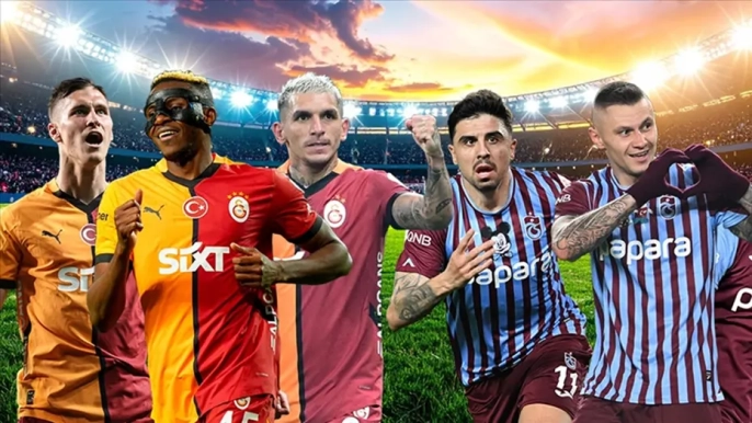 Galatasaray ve Trabzonspor, Süper Kupa'da nefesleri kesecek yarı finalde karşılaşıyor
