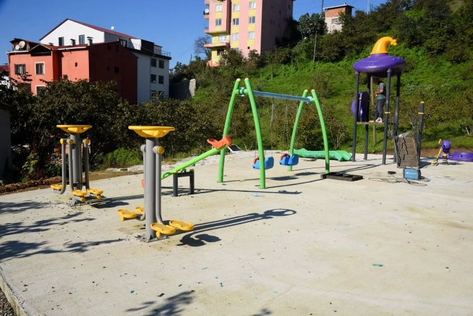 Giresun'da Aydınlar Mahallesi'ne ilk park yapılıyor