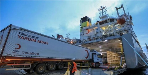 Kızılay TIR Filoları Gazze’ye Girdi
