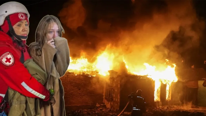 Harkov'da kanlı gece: Rus dronları 4 can aldı, 17 yaralıyla karanlık tablo