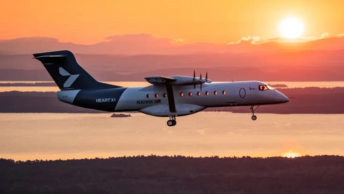 Heart Aerospace X1 elektrikli uçağı ilk uçuşunu gerçekleştirdi - 1