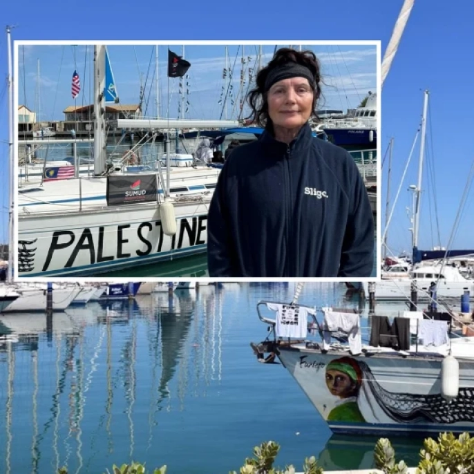 İrlanda Cumhurbaşkanı'nın kardeşi, Global Sumud Filosu'na katıldı