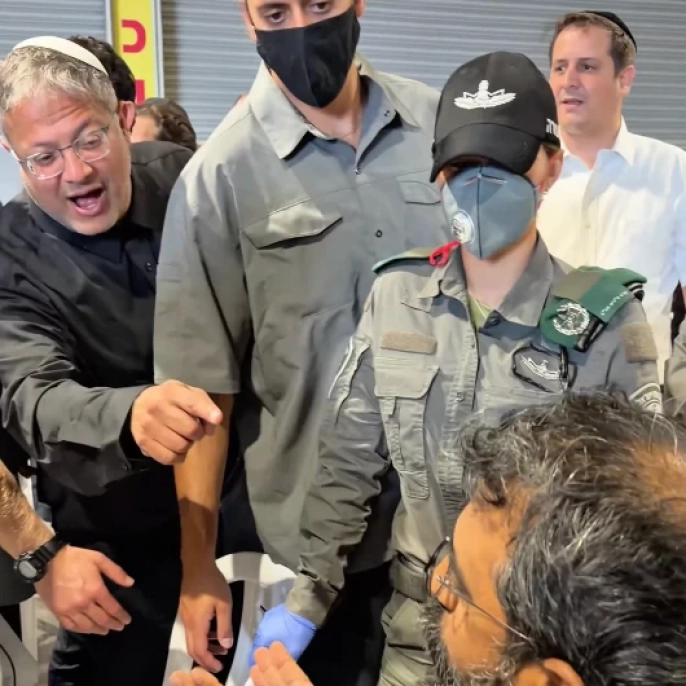 İsrail'de Ben-Gvir'in skandal görüntüleri büyük tepki topladı