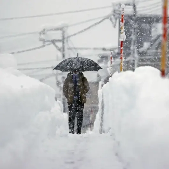 Japonya'yı vuran yoğun kar can aldı: 4 ölü, 16 yaralı