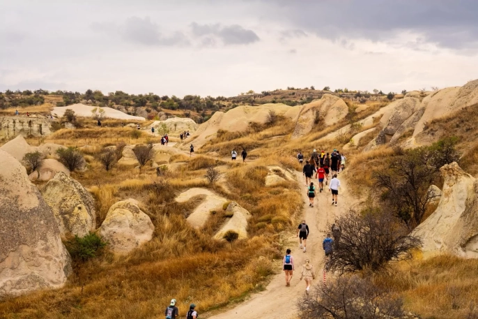 Kapadokya ultra trail 2023 etkinliği başladı