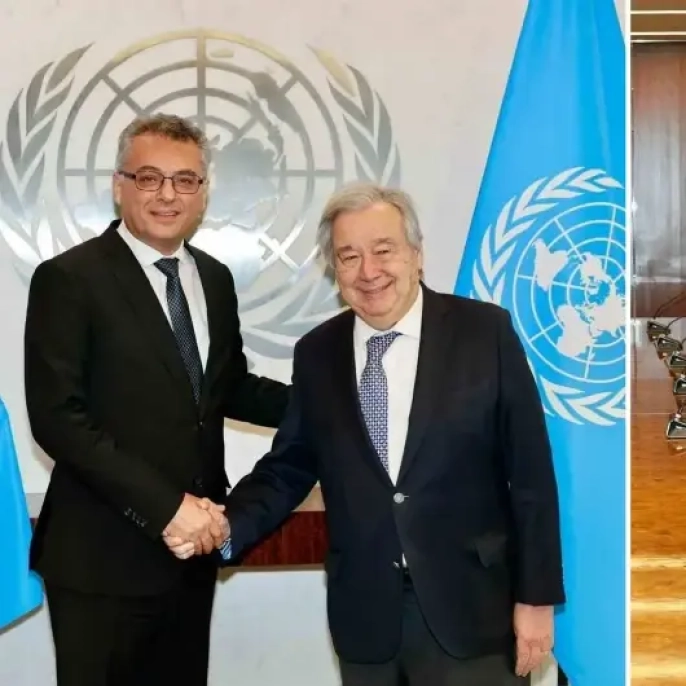 Kıbrıs Cumhurbaşkanı Erhürman, BM Genel Sekreteri Guterres ile görüştü: Kıbrıs sorunu ve izolasyon masadaydı