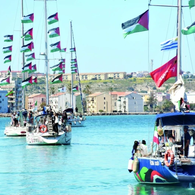 Küresel Sumud Filosu, Marmaris'e doğru yola çıktı