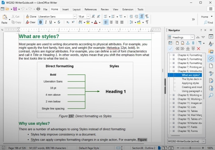 LibreOffice, yapay zeka içermeyen bir özellik sunuyor