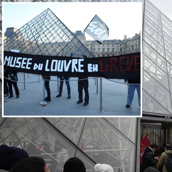 Louvre'da grev dalgası büyüyor: Mona Lisa'nın galerisi dahil bazı bölümler ziyarete kapalı