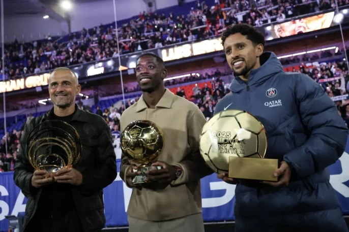 Luis Enrique, 2025'te PSG'yi 6 kupayla zirveye taşıdı: Yılın en iyisi seçildi!