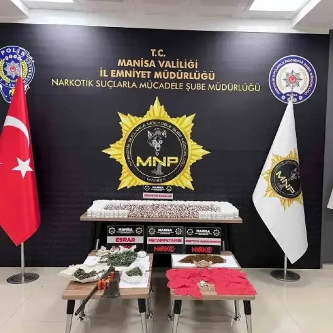 Manisa'da uyuşturucu çetesine şok operasyon: 14 tutuklama ve tonlarca uyuşturucu ele geçirildi!