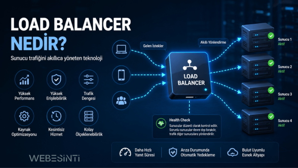 Load Balancer Nedir? Çalışma Mantığı ve Avantajları - Webesinti