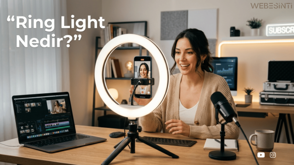 Ring Light Nedir? İçerik Üreticilerinin En Çok Kullandığı Profesyonel Işık Sistemi (Fiyatlar, Modeller ve Kullanım Rehberi) - Webesinti