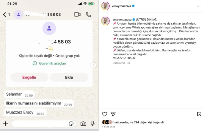 Muazzez Ersoy'dan şok uyarı: Adıma açılan sahte hesaplarla yağmalama başladı! - 3