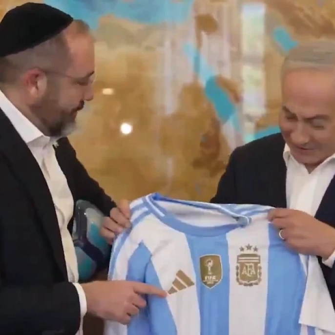 Netanyahu'dan Milei'ye samimi destek: 'Arjantin'in bizimle ilişkilerinde devrim yarattın