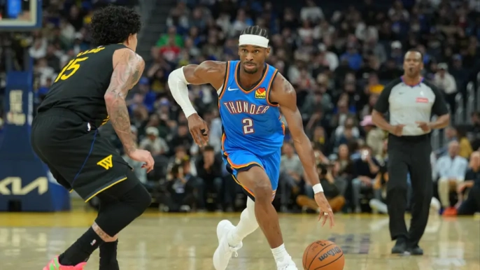 Oklahoma City Thunder, eksik Warriors'ı tam 37 sayı farkla ezdi