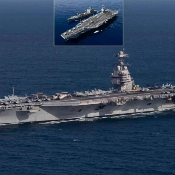 Orta Doğu'daki dev gemi veda ediyor: USS Gerald R. Ford ayrılıyor