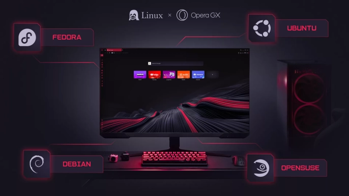 Oyunların yeni gözdesi Opera GX, Linux'a merhaba dedi! - 1