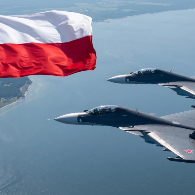 Polonya, Baltık Denizi'nde Rus savaş uçaklarını önledi