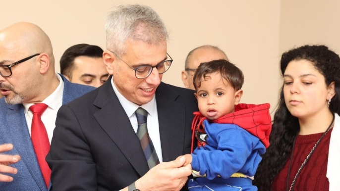 Sağlık Bakanı Memişoğlu Mısır'da Filistinli hastaları yalnız bırakmadı