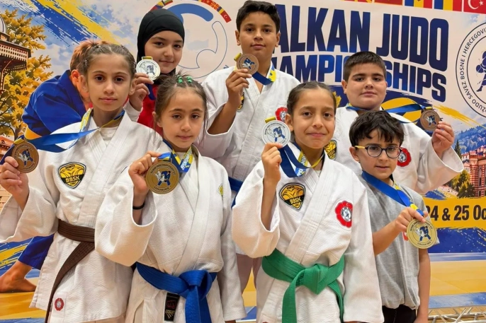 Saraybosna'da Konya temsilcisine 7 judo madalyası