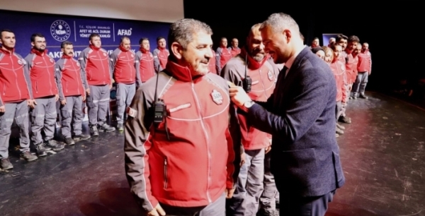 AFAD'a akredite olan ekipler, Ilgın'da eğitim çalışmalarına katıldı