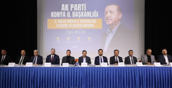 AK Parti Konya 2. Bölge başkanları toplantısı yapıldı