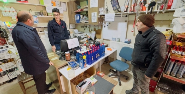 Başkan Necati Koç’tan Ramazan’da esnaf turu