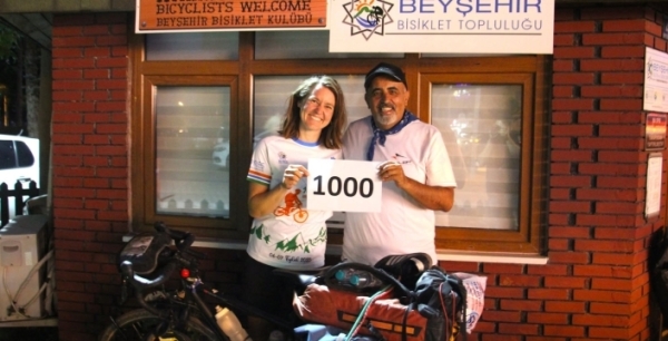 Beyşehir Bisiklet Evi 1000. gezgini ağırladı