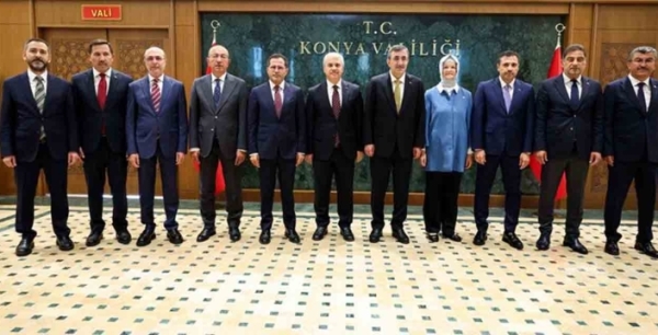 Cevdet Yılmaz Konya’da! Valilikte yatırımlar görüşüldü