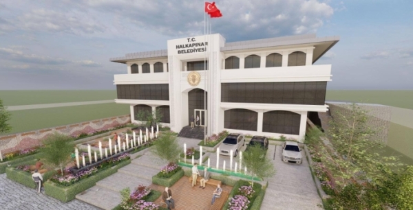 Halkapınar yeni belediye binasına kavuşuyor