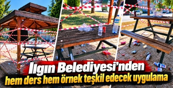 Ilgın Belediyesi'nden hem ders hem örnek teşkil edecek uygulama