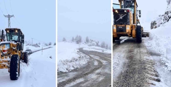 Kar yolları kapattı, AKOM harekete geçti