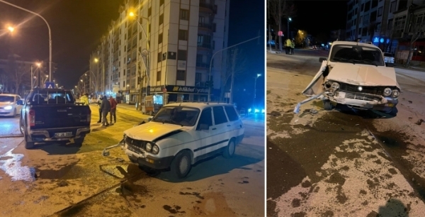 Karapınar'da korkunç kaza: Kavşakta iki araç çarpıştı, yaralılar var