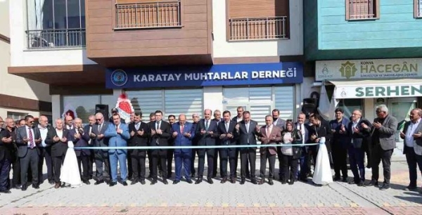 Karatay'da yeni dönem! Muhtarlar yeni hizmet binasına kavuştu