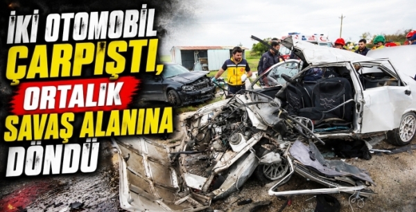 Kırıkkale’de feci kaza: 2 ölü, 7 yaralı
