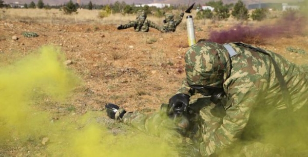 Konya'da 32 astsubay KBRN eğitimi aldı