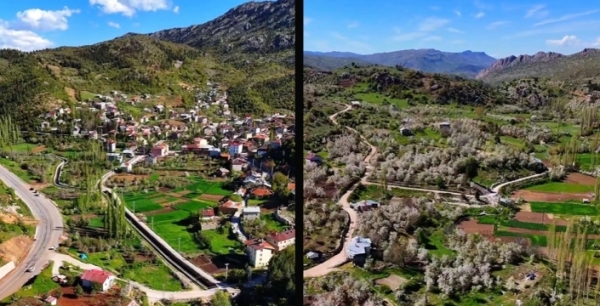 Konya’da bahar şöleni: Doğa yeniden canlandı