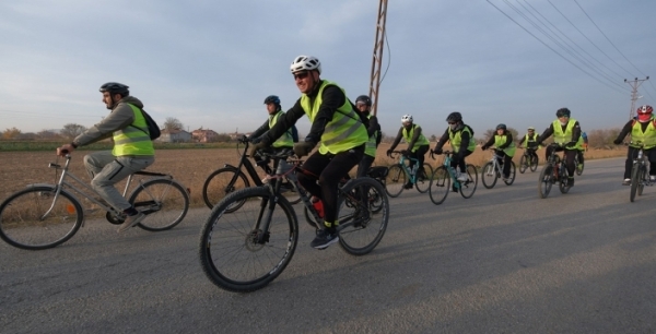 Konya’da bisiklet turu bu kez Lystra Antik Kenti’ne yapıldı