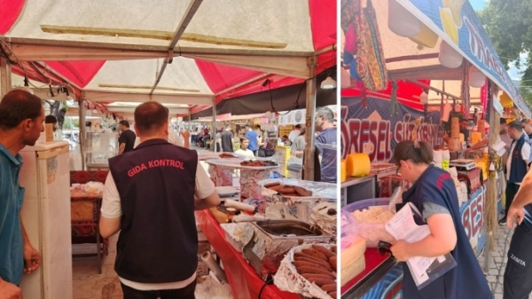 Konya’da şenlik alanında bozuk gıdaya geçit yok