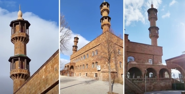 Konya’da volkanik taşlarla yapılan cami