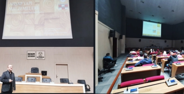 KTÜN’den belediye personeline ahşap yapı malzemeleri eğitimi